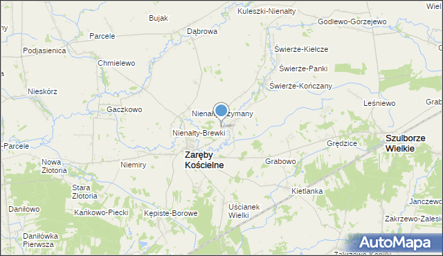 mapa Skłody-Stachy, Skłody-Stachy na mapie Targeo